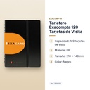 TARJETERO EXACOMPTA 120 TARJETAS DE VISITA - características principales