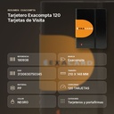 TARJETERO EXACOMPTA 120 TARJETAS DE VISITA - resumen de atributos