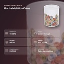 HUCHA METÁLICA COINS - resumen de atributos