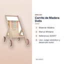 CARRITO DE MADERA DOLLS - características principales
