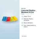 LLANA DE PLÁSTICO MINILAND 15 CM - características principales