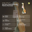 SET PALA Y RASTRILLO ECO DE PLÁSTICO RECICLADO - resumen de atributos