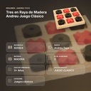 TRES EN RAYA DE MADERA ANDREU JUEGO CLÁSICO - resumen de atributos