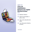 LIBRO DE HABILIDADES BASICAS CON TEJIDO MULTIACTIVIDAD - características principales