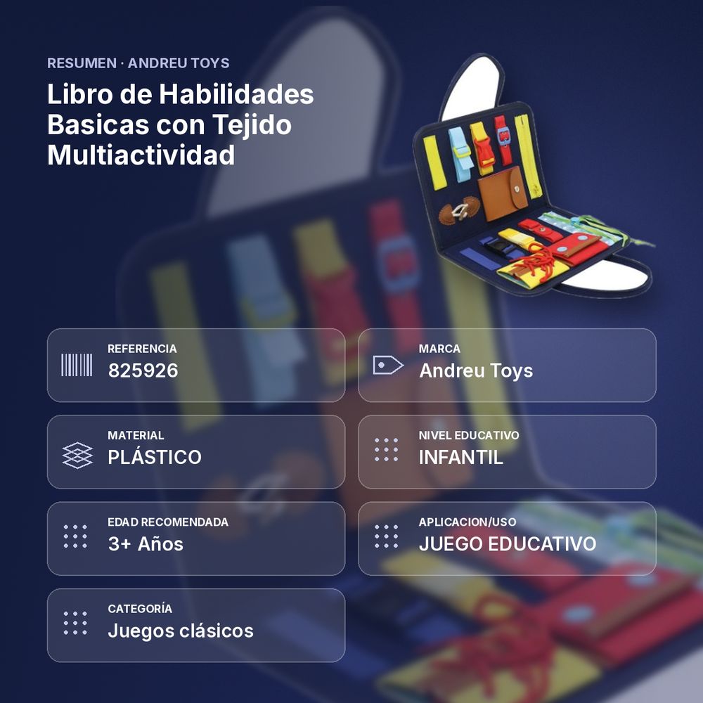 LIBRO DE HABILIDADES BASICAS CON TEJIDO MULTIACTIVIDAD - resumen de atributos