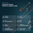CONVERSOR AISENS HDMI(M) A VGA(H)+AUDIO - resumen de atributos