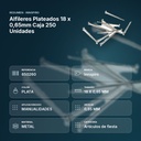 ALFILERES PLATEADOS 18 X 0,65MM CAJA 250 UNIDADES - resumen de atributos