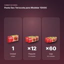 PASTA DAS TERRACOTA PARA MODELAR 1000G - formato de venta: paquete de 12, caja de 60