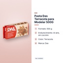 PASTA DAS TERRACOTA PARA MODELAR 500G - características principales