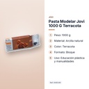 PASTA MODELAR JOVI 1000 G TERRACOTA  - características principales