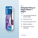 BOLÍGRAFO PILOT G-2 NEGRO BLISTER 1 NEGRO - características principales