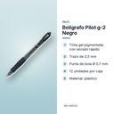 BOLÍGRAFO PILOT G-2 NEGRO - características principales