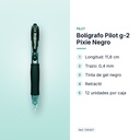 BOLÍGRAFO PILOT G-2 PIXIE NEGRO - características principales