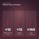 BOLÍGRAFO PILOT G-2 PIXIE ROJO - formato de venta: paquete de 12, caja de 144, palé de 864
