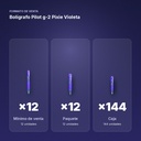 BOLÍGRAFO PILOT G-2 PIXIE VIOLETA  - formato de venta: paquete de 12, caja de 144, palé de 864