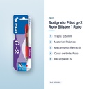 BOLÍGRAFO PILOT G-2 ROJO BLISTER 1 ROJO - características principales