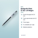 BOLÍGRAFO PILOT G-TEC-C4 NEGRO - características principales