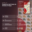 PEGATINAS APLI HOJAS DE ÁRBOLES 6 HOJAS - resumen de atributos