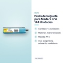 PELOS DE SEGUETA PARA MADERA Nº4 144 UNIDADES - características principales