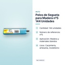 PELOS DE SEGUETA PARA MADERA Nº5 144 UNIDADES - características principales