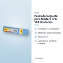 PELOS DE SEGUETA PARA MADERA Nº6 144 UNIDADES - características principales
