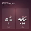 PINCELES PARA COLA BLANCA  - formato de venta: caja de 24