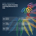 PINZAS JUMBO GRANDES LEARNING RESOURCES 12 UDS - resumen de atributos