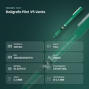 BOLÍGRAFO PILOT V5 VERDE - resumen de atributos
