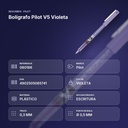BOLÍGRAFO PILOT V5 VIOLETA - resumen de atributos