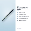 BOLÍGRAFO PILOT V7 NEGRO - características principales