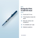 BOLÍGRAFO PILOT V-BALL 05 AZUL - características principales
