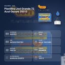 PLASTILINA JOVI GRANDE 72 AZUL OSCURO 350 G - resumen de atributos