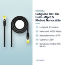LATIGUILLO CAT. 6A LSZH-SFTP 0.5 METROS NANOCABLE - características principales