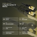 LATIGUILLO CAT6A 15 METROS - resumen de atributos