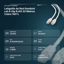 LATIGUILLO DE RED GEMBIRD CAT.6 UTP RJ45 20 METROS COBRE 100% - resumen de atributos