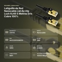 LATIGUILLO DE RED NANOCABLE CAT.6A UTP LSZH RJ45 5 METROS GRIS COBRE 100% - resumen de atributos