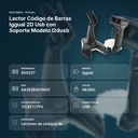 LECTOR CÓDIGO DE BARRAS IGGUAL 2D USB CON SOPORTE MODELO L2DUSB - resumen de atributos