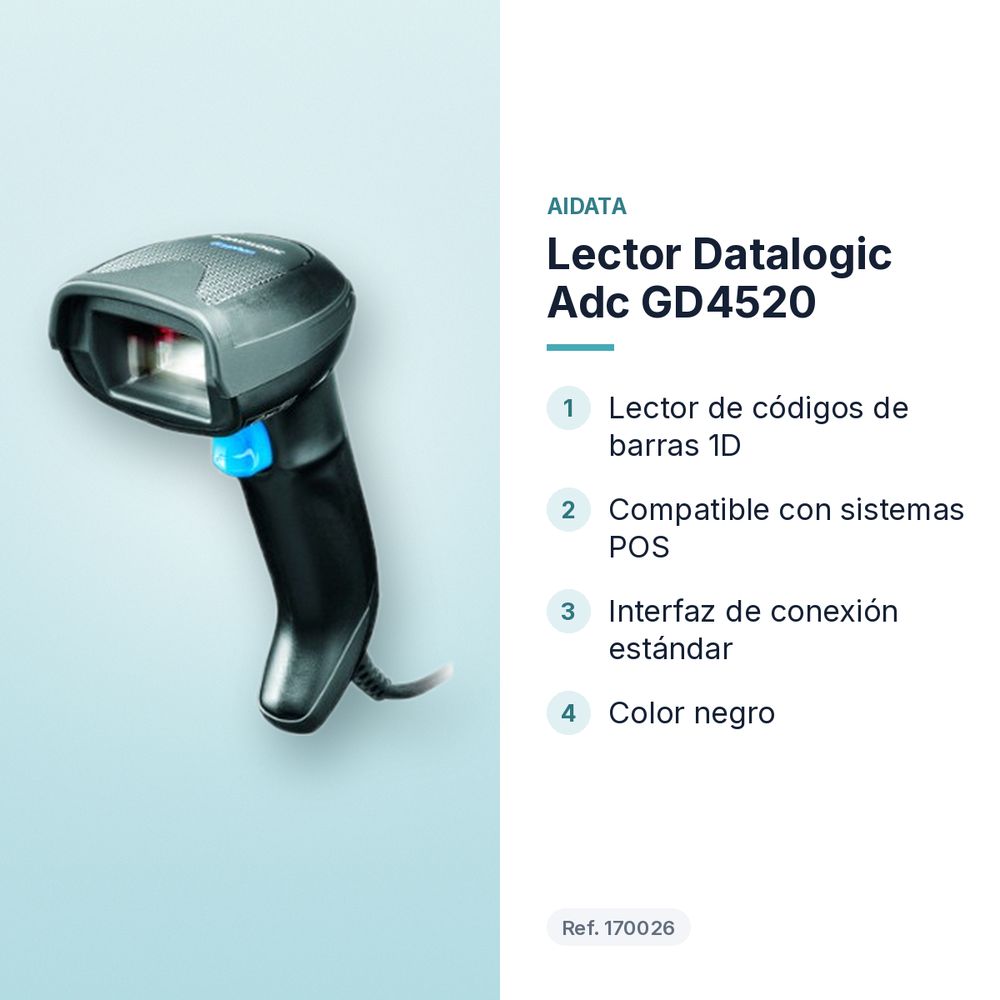 LECTOR DATALOGIC ADC GD4520 - características principales