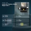LECTOR DE TARJETAS AISENS NEGRO USB-C - resumen de atributos