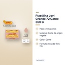 PLASTILINA JOVI GRANDE 72 CARNE 350 G - características principales