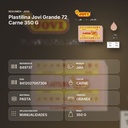 PLASTILINA JOVI GRANDE 72 CARNE 350 G - resumen de atributos