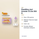 PLASTILINA JOVI GRANDE 72 LILA 350 G - características principales