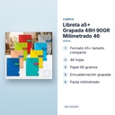 LIBRETA A5+ GRAPADA 48H 90GR MILIMETRADO 46 - características principales