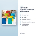 LIBRETA A5+ GRAPADA 48H 90GR MILIMETRADO - características principales