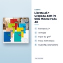 LIBRETA A5+ GRAPADA 48H PP 90G MILIMETRADO 46 - características principales