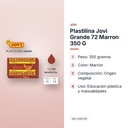 PLASTILINA JOVI GRANDE 72 MARRON 350 G - características principales