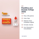 PLASTILINA JOVI GRANDE 72 ROJO 350G - características principales