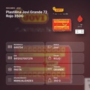 PLASTILINA JOVI GRANDE 72 ROJO 350G - resumen de atributos