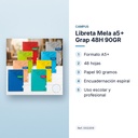 LIBRETA MELA A5+ GRAP 48H 90GR - características principales