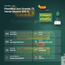 PLASTILINA JOVI GRANDE 72 VERDE OSCURO 350 G - resumen de atributos